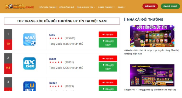 Khám phá Xóc đĩa online – Chuyên trang đánh giá nhà cái uy tín