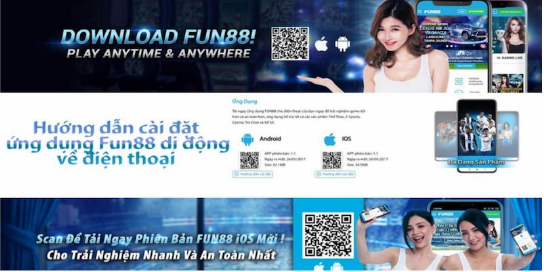 Hướng Dẫn Tải App Fun88 Trên Hai Hệ Điều Hành