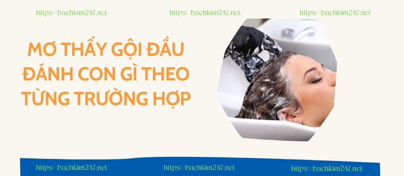 Mơ thấy gội đầu đánh con gì theo từng trường hợp