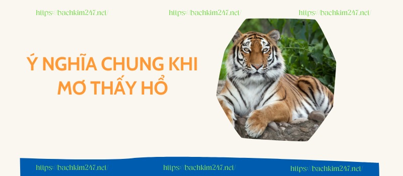 Ý nghĩa chung khi mơ thấy hổ Ý nghĩa chung khi mơ thấy hổ