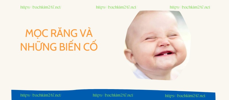 Mọc răng và những biến cố Mọc răng và những biến cố