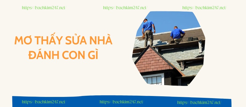 Mơ thấy sửa nhà đánh con gì
